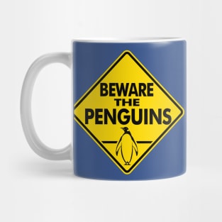 Beware The Penguins Mug